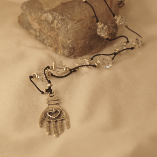 Hand of Love talisman necklace ~ OOAK