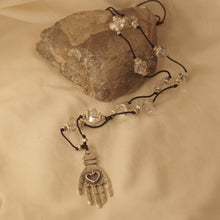 Load image into Gallery viewer, Hand of Love talisman necklace ~ OOAK